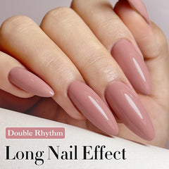 Double Rhythm bottle label closeup for quick identification and trust in color.