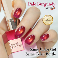 Double Rhythm 15ml bottle of cat eye gel with rich color and depth.