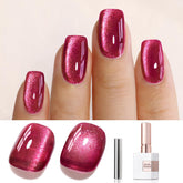 Double Rhythm cat-eye gel polish 15ml bottle ready for magnetic art.