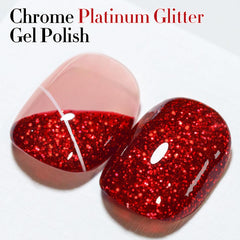 Double Rhythm Cherry Red gel brush applies color with precision.