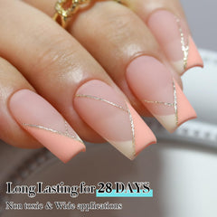Double Rhythm swatch of milky orange pink shade for color selection