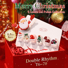 Double Rhythm glitter burgundy gel polish 15ml depicts rich burgundy sparkle