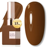 Double Rhythm 15ml gel polish brown A1444 for easy at-home manicure.