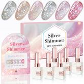 Double Rhythm gold bottle glitter polish for a radiant salon-style finish.