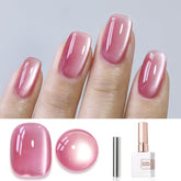Double Rhythm Jelly Glass Cat Eye Pink MC1105 hero for at-home salon-quality nails.