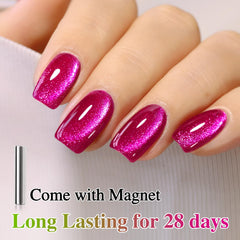 Double Rhythm LED lamp ready manicure setup with base coat