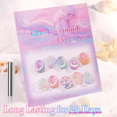 Double Rhythm holographic reflect closeup highlights rainbow shine.