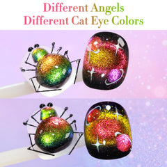 Double Rhythm magnetic tool used to create cat eye style on nails