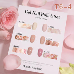 Double Rhythm at-home manicure setup highlights easy DIY nails.