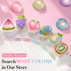 Double Rhythm translucent jelly base for subtle or layered color looks