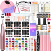 DouborQ Nail Kit for Beginners set with tools for easy at-home practice