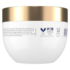 Dove 10-in-1 mask label detail highlights multiple benefits