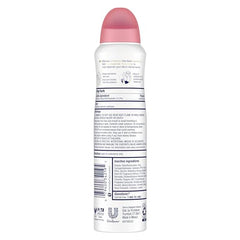 Close-up of spray action delivering quick-dry protection underarms