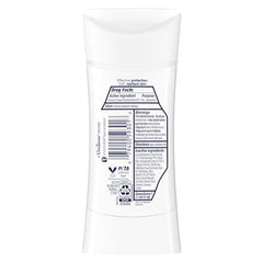 Dove Advanced Care Clear Finish Stick dries quickly on skin