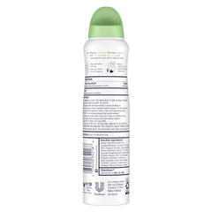 Dove Advanced Care Cool Essentials dry spray being applied underarm for fast drying.