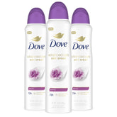 Dove Advanced Care Pink Rosa spray bottle showing fragrance and protection.