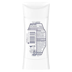 Dove Advanced Care Vanilla Cocoa Butter with cap-off close-up highlighting ceramide-enriched skin care.