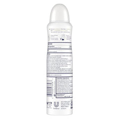 Dove Advanced Care Waterlily Sakura spray dispense demonstrates long-lasting protection.