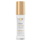 Dove Bond Strength Serum bottle pour shows easy application for strong-looking ends.