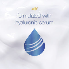 Hands applying conditioner to hair after washing demonstrates easy routine.