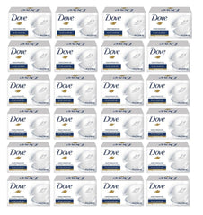 Dove Cream Beauty Bar travel-size pack image: twelve compact bars for on-the-go cleansing.