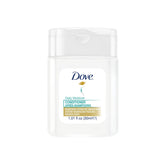 Dove Daily Moisture 30ml bottle for hotel rooms, silky hair