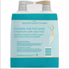 Dove Daily Moisture Conditioner bottle pump facilitates detangling and softness