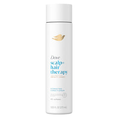 Dove Density Boost bottle pour demonstrates smooth application for nourishing hydration.