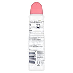 Dove dry spray application Rose Petals for quick, mess-free drying and freshness.