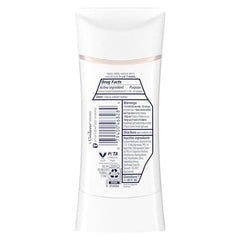 Smooth glide of Dove Even Tone Stick with no visible residue