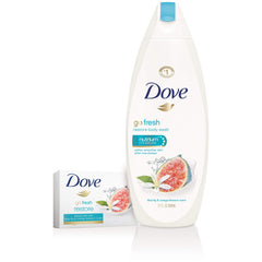 Dove Go Fresh Restore 22-ounce bottle for long-lasting daily use