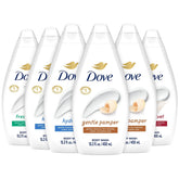 Dove Hydrate bottle pour highlights moisturizing body wash for daily skin hydration.