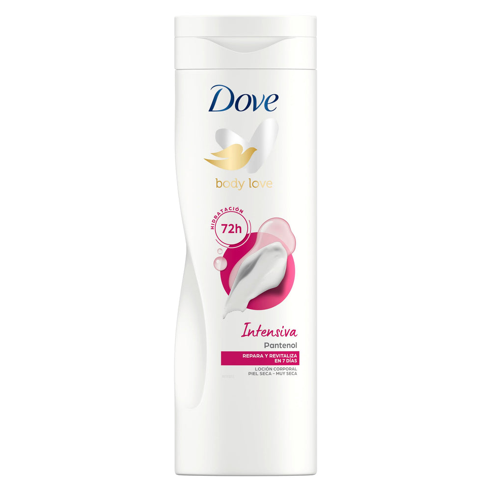 Dove Intense Nourishment Body Lotion bottle ready for daily moisturization