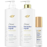 Dove Intensive Repair Shampoo bottle for damaged hair and cleansing action