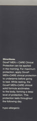 Dove Men+Care with ¼ moisturizers image showing skin comfort.