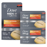 DOVE MEN+CARE Skin Defense bar pack shot showing 14 bars for daily use