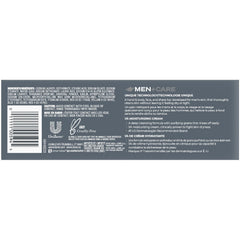 Dove Men+Care charcoal bar lathers richly for facial and body cleansing.