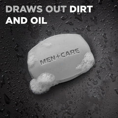 Dove Men+Care charcoal bar assists shaving prep and moisture.