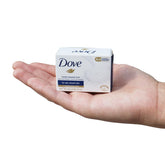 Dove Mini 25g Cream Beauty Bar packshot for hotels and guest amenities.