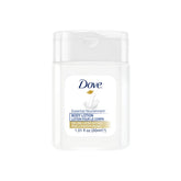 Dove mini 1oz hydrating lotion bottle for hotel amenities and guest use.
