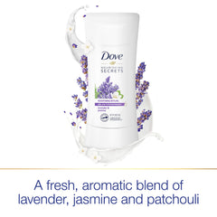 48-hour protection label visible on Dove Nourishing Secrets packaging