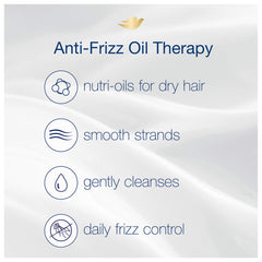 Dove Nutritive Solutions silky, soft hair closeup after use