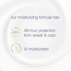 Dove Original Clean deodorant stick twist dial close-up illustrating precise dosing.