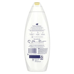 Dove Pampering body wash foam lather closeup highlighting creamy texture for daily cleansing