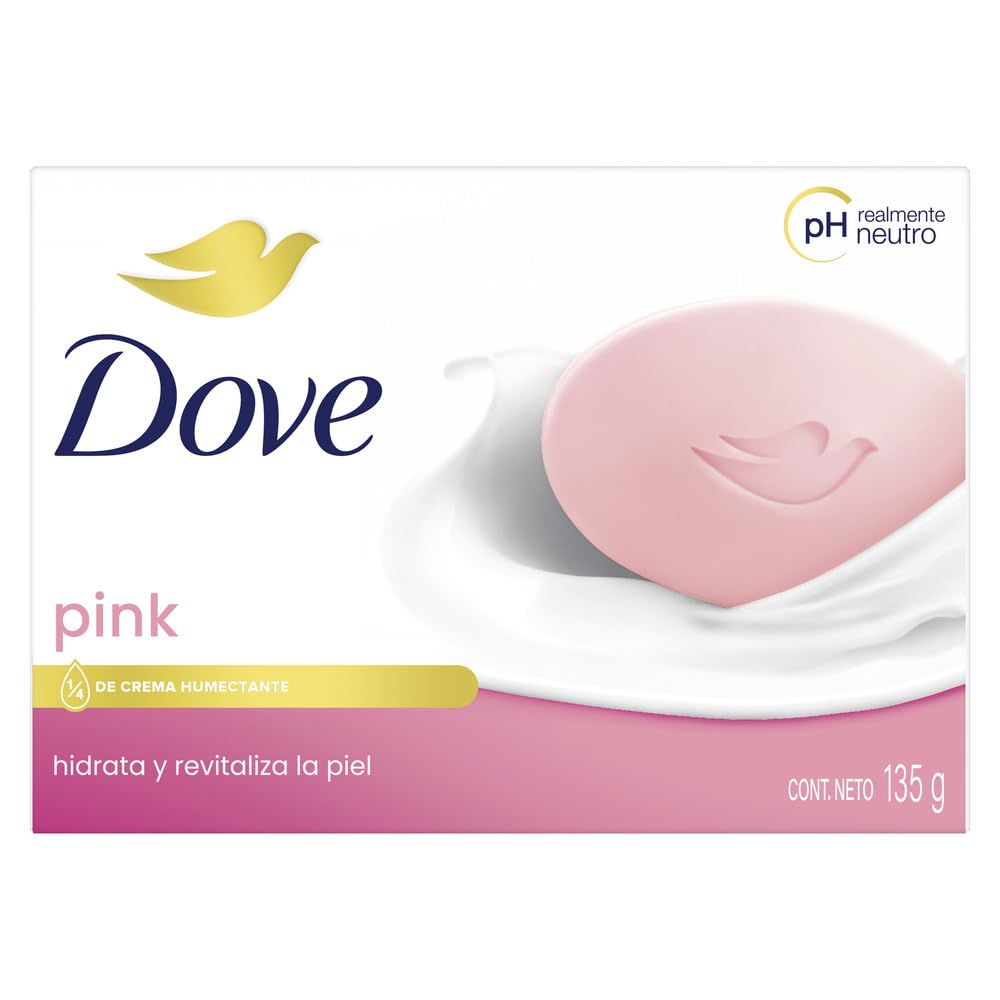 Dove Pink Rosa soap bar for gentle daily cleansing