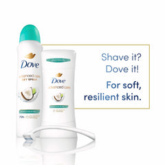 Dove Pro-Ceramide technology supports skin barrier after shaving