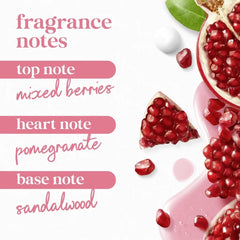 Dove Rejuvenating Body Wash with Pomegranate Hibiscus for refreshed skin.