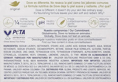 Dove Sensitive Skin Beauty Bar, fragrance-free and hypoallergenic, delivers a gentle cleanse for sensitive skin.
