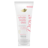 Dove whole body deodorant raspberry rose cream on skin for long-lasting freshness
