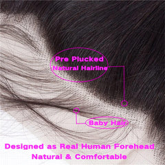 Dowstalgirl pre-plucked hairline enables quick, natural-looking parting.